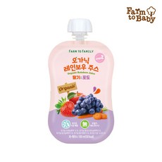 팜투베이비 아기주스 과채주스 딸기포도맛 1개, 팜투베이비 과채주스 딸기포도맛 1개
