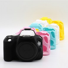 CANON 200D/200DII 카메라 실리콘 바디보호용 케이스 블루, 1개 - 200dii