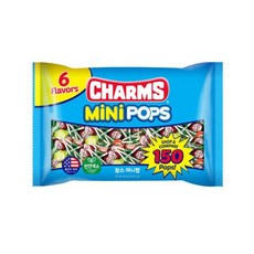 참스 미니팝 750g 150개입입 6가지 과일향 미니롤리팝 snack