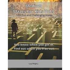 Medium Mazes For Kids Vol 9: 100+ Fun and Challenging Mazes Paperback, Sweet Draw America, English, 9781801410793