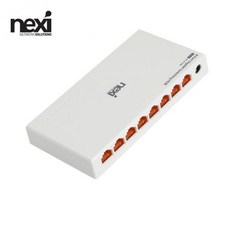 넥시 NX1134 8포트 기가비트 스위칭 허브/NX-SG1008/N-WAY 기능지원/Auto MDI/MDI-X 포트자동변환/월 마운트 홀(벽면 부착형)