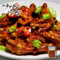 [여보게웃게] 국내산 화끈한불맛 매운무뼈닭발 200g, 250g, 1개