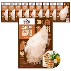 참프레 동물복지 수비드 닭가슴살 오리지널 130g x 10개(증정 물티슈), 10개