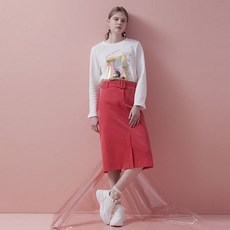 [온앤온] H라인 벨티드 스커트 NW9SS147