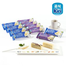 끼리 냉동 리얼 스틱 치즈케익 30g 2종 12개 플레인 + 블루베리, 없음, 상세설명 참조