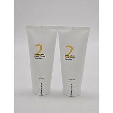 [브랜드PICK] 넘버즈인 2번 딥클린 생크림 클렌징폼 더블기획 deep clean cream cleanser, 120ml, 2개