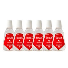 동국제약 덴트릭스 잇몸플러스 가글 250ml 구강청결제 프라그제거 치은염예방 불소 충치예방, 6개
