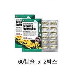 네추럴라이즈 감마리놀렌산 달맞이꽃종자유 GLA 비타민E 이브닝 프로미스오일 2박스