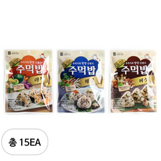 맛있는풍경 주먹밥 야채 + 버섯 + 해물, 15세트