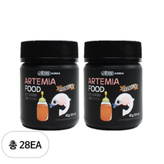 이스타 탈각 알테미아 사료 치어전용, 40g, 28개