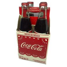 Coca Cola 멕시코 멕시칸 코카콜라 오리지날 콕 코크 Coke 355ml (4병), 4세트