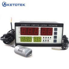 Ketotek 서모 스탯 에그 인큐베이터 컨트롤러 Hygrostat XM 18 완전 자동 마이크로 컴퓨터 제어 온도 습도 센서|control|control tv with comp, 1개, 스페인, XM-18 AC 110V