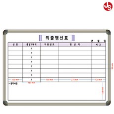 행선지보드