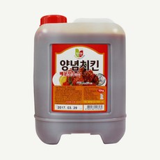 10kg_양념치킨_첫맛_청우_매운맛_소스 2C94, 1개, 10kg