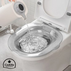 좌욕기 좌훈기 비대, 투명, 1개