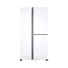 [삼성]무료설치 배송! 메탈 화이트 푸드쇼케이스 냉장고 RS84B5041WW(846L), 스노우 화이트(메탈),