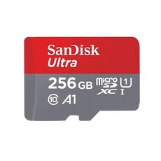 SanDisk 울트라 마이크로SDXC UHS-I 512GB 메모리 카드 (어댑터 포함) 100MB/s C10 U1 Full HD A1 마이크로SD카드 (SDSQUAR-512G-GN