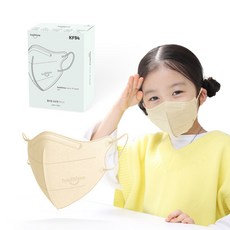힐타임 코코핏 KF94 컬러 마스크 소형N 새부리형 숨쉬기편한, 바닐라베이지, 1개, 25매입