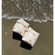 [손펌프 지퍼백 증정]감성 무드 암튜브 여름 물놀이 암링 성인 팔튜브 수영 바다 필수템, 하트