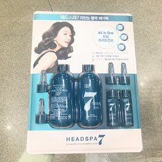 헤드스파7 파란눈 블랙 헤어팩 세트 300ml X 2개 35ml X 2개입, 일반포장