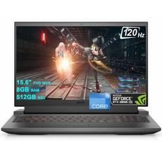 DELL G15 5000 5520 15 게이밍 노트북 15.6 FHD WVA 안티글레어 120Hz 12세대 인텔 12코어 i512500H 비트 i711850H 32GB RAM, 8GB RAM | 512GB SSD - i512500