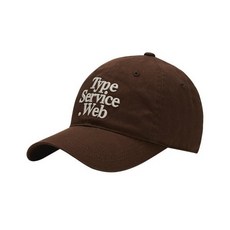 [국내매장판] 타입서비스 웹 캡 TYPESERVICE WEB Cap (Brown) 소두핏 볼캡 헬스모자