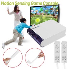 가정용게임기 Somatosensory Game Console Built-in 48 Games TV Video Motion Sensing Console Wireless Remote Control Parent-child Interaction, One Color One Size