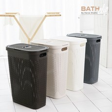 바스클립라탄슬림형빨래바구니