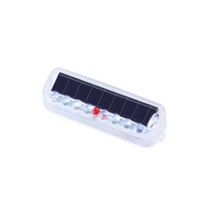 현장 경광등 안전 LED 태양광 경고등 도로 건설현장, 솔러자동충전적색경고등1팩, 1개