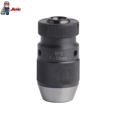 [해외] Jiehe 드릴 척 1-10mm b12 열쇠가없는 자기 드릴 고정 장치 공작 기계 전동 공구 액세서리, 1개
