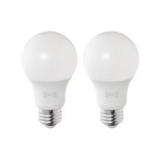 이케아 SOLHETTA 솔헤타 LED 전구 E26 470 루멘 2개 한세트/조명/스탠드전구/구형