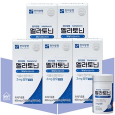 한미양행 멜라토닌 숙면 식물성멜라토닌 감태추출물 30정X5박스