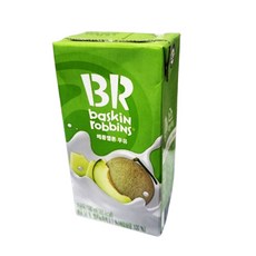 배스킨라빈스 메롱멜론 우유, 190ml, 96개
