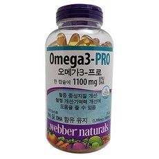 웨버내츄럴 오메가3-프로 1390mgX180캡슐, 180캡슐, 1390mg, 1개