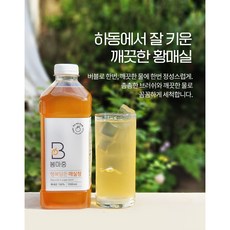 지리산 봄마중황매실액기스 황매실원액 1000ml, 3개