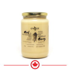 원루트 캐나다 야생화 생꿀 프리미엄 크림꿀 1kg 자연산 꿀 효능 꿀벌화분 Raw Honey, 1병