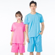나누리_남여공용 찜질 마사지복 세트(161-160SET) 찜질방상하복 물리치료복 찜질복상하의 헬스장상하복 스파용옷+sksnfl