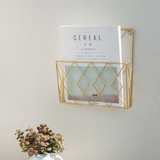 철제 매거진랙 인테리어 북선반 잡지꽂이, 골드