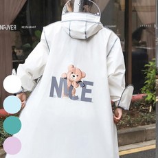 schickern 여성 레인코트, 핑크XL, 1개