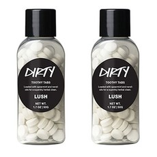 LUSH Dirty Toothy Tabs 러쉬 더티 투씨탭 고체씹는치약 1.7oz(50g) 2팩