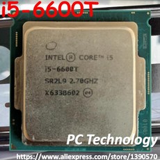 인텔 코어 i57600T i5 7600T 2.80GHz 쿼드 코어 쿼드 스레드 CPU 프로세서 6M 35W LGA 5, 한개옵션0 - i57600