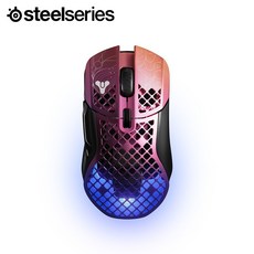 스틸시리즈 AEROX 5 WL Destiny 2 Edition 무선 게이밍 마우스 (9개 버튼 / Battle Royal / FPS / MMO), ST-62402