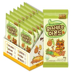 넛츠빌리지 와사비맛 아몬드, 30g, 24개