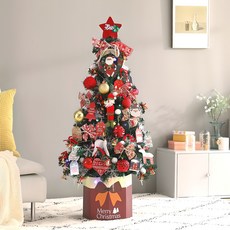 HOUSENSE 聖誕樹全套組, 葡萄酒，1.4米