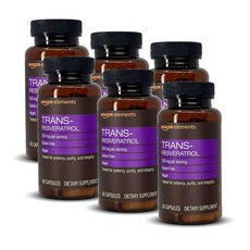 리블리 트랜스 레스베라트롤 250mg Revly Trans-Resveratrol Vegan, 6개, 60정