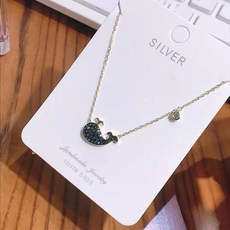 돌고래은목걸이