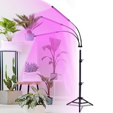 스마토이 스탠드형 LED 식물등 성장조명 3구 삼각대 SET, 1세트
