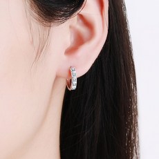 다이아후프귀걸이
