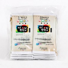 (전남오픈마켓장흥무산김)미니도시락6매(20봉1팩), 단품, 단품