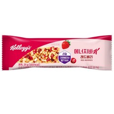 켈로그 에너지바 K 레드베리, 25g, 10개